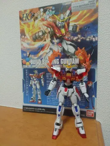 1/144 HG 빌드 버닝 건담 클리어 완성품 상품 동시 300엔 할인