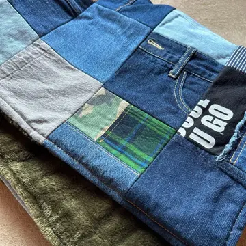 데님 리메이크 담요 무릎 담요 멀티 커버