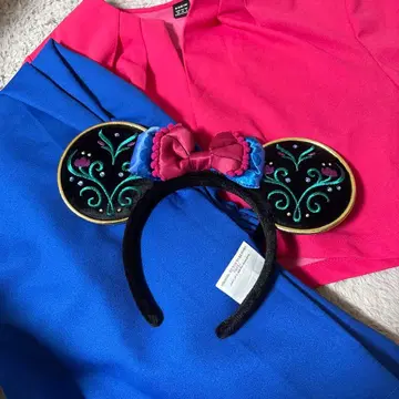 디즈니 귀 달린 헤어밴드 바운드 코디 세트