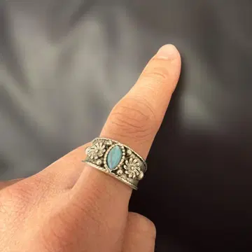 터콰이즈 실버 반지 약 19호