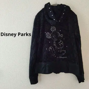 1점 한정 Disney Parks 블랙 긴팔 후드티 [ L ] 상의