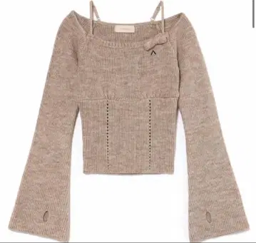 andmary Baby ribbon knit tops 하자품