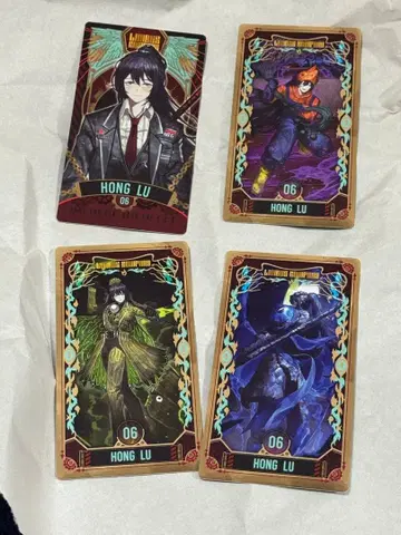 림버스 컴퍼니 아르카나 카드 컬렉션 홍루 4종