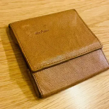 아브라사스 얇은 지갑 카멜