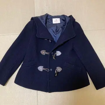 루비 리벳 네이비 더플 코트