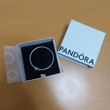 선착순 Pandora 실버 팔찌 블루 비즈 포함