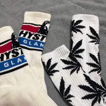 히스토릭그램 로고 삭스 HUF 양말 세트