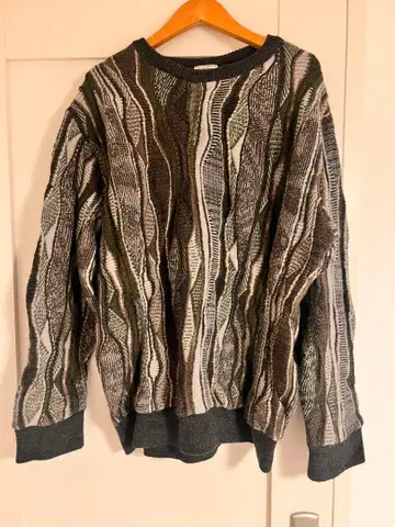 J.S. Homestead 3D 니트 스웨터 그레이 올리브