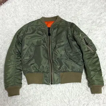 미사용급 AVIREX 아비렉스 MA-1 플라이트 자켓 짧은 기장