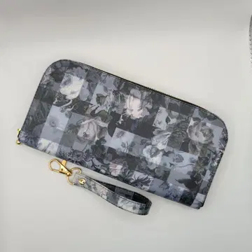 라운드 지퍼 장지갑 리버티 아카이브 깅엄