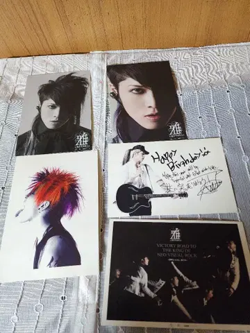 MIYAVI 엽서 연하장 5장 묶음 판매