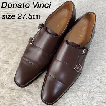 [ 미사용 새상품 ] 도나토 빈치 더블 몽크 스트랩 가죽 비즈니스 슈즈