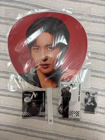 SnowMan ON 메구로 렌 부채 아크릴 스탠드 스티커