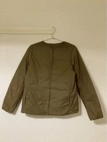 무인양품 다운 자켓 M 노카라