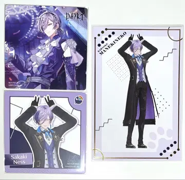 니지산지 마네키네코 콜라보 IMPACT 3SKM 엽서 코스터