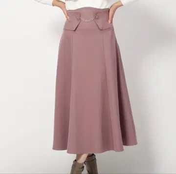 미슈마슈 울라이크 코르셋 플레어 스커트 핑크 M