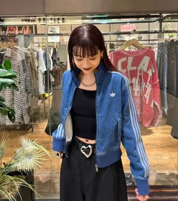JEANASIS 지나시스 adidas 아디다스 데님 트랙 저리