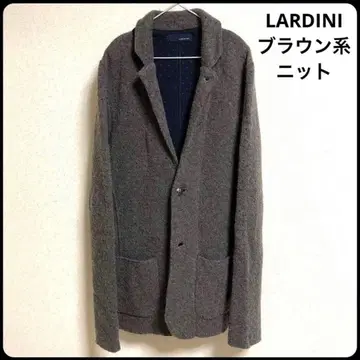LARDINI 라르디니 이탈리아제 울 니트 자켓 도트