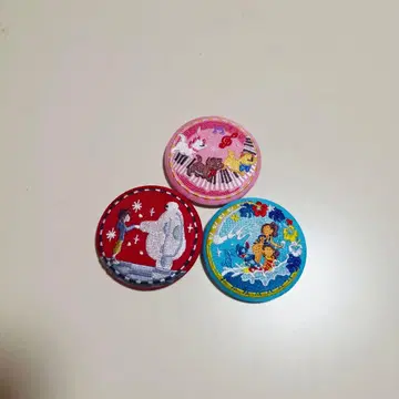 디즈니 자수 캔뱃지 아리스토캣 베이맥스 스티치