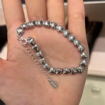 quip queint x beams 하트형 실버 925 팔찌