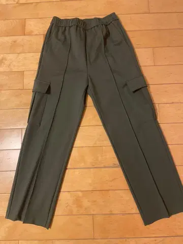 ACUTA 새상품 아모레 분또 카고 테이퍼드 팬츠 38 그린