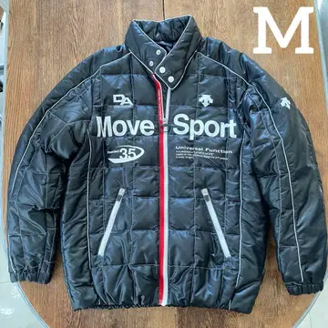 DESCENTE Move sports 퀼트 다운 자켓 M 블랙