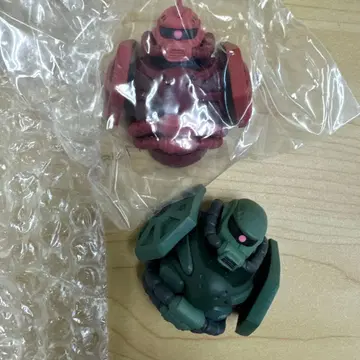 제일복권 건담 지크액스 모빌슈트 헤드 마그넷 자쿠, 샤아 자쿠