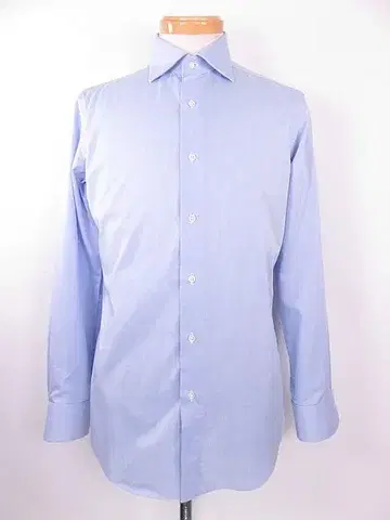 가마쿠라 셔츠 긴팔 드레스 셔츠 스카이블루 슬림핏 일본제 38-82/S