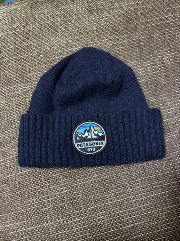 Patagonia 네이비 니트 모자