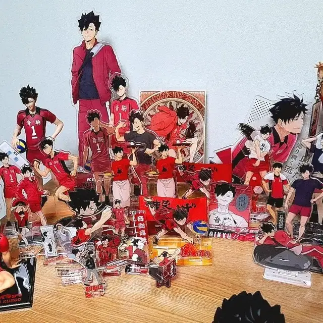 하이큐 쿠로오 테츠로 아크릴스탠드누이인형 라쿠스파화키링피규어급처