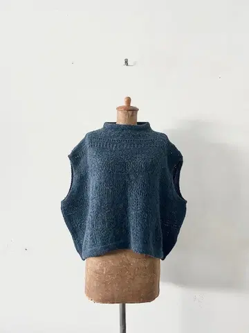 [새상품급] 45R 셰틀랜드 레이스 숏 말 베스트