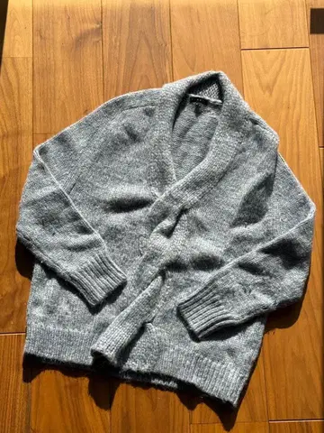 새상품급 띠어리 Theory 캐시미어 울 V넥 니트 블루 남색