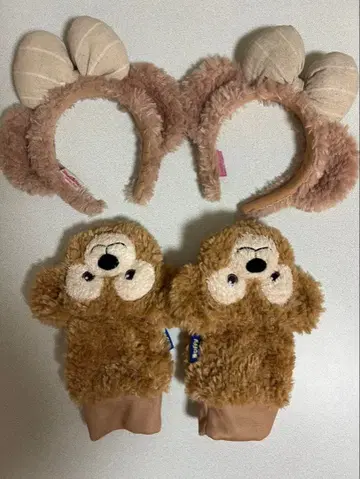 셰리메이 머리띠 2개와 장갑 세트