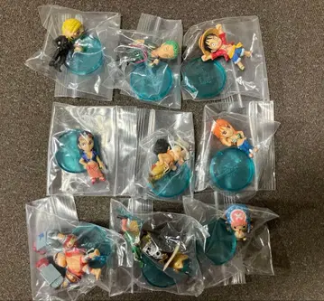 [ 중고 ] 원피스 컬렉션 아홉 명의 해적 편 밀짚모자 일당 9종