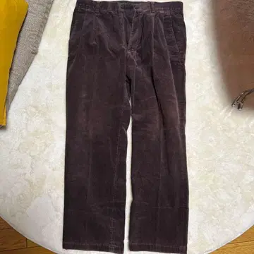 코듀로이 팬츠 L 사이즈 브라운