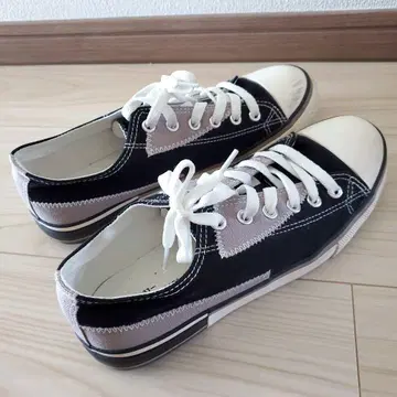 패치워크 스니커즈 블랙