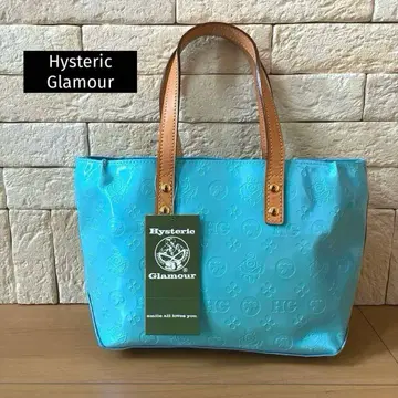 [미사용] Hysteric Glamour 모노그램 에나멜풍 토트백
