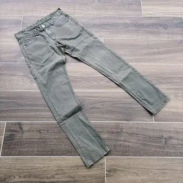 BUFFALO BOBS 스키니 데님 올리브 그린