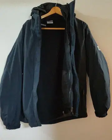 잭 울프 스킨 스킨 마운틴 후드티와 플리스 ZIP IN