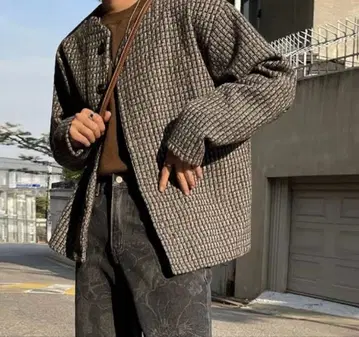 ASCLO 에쥬클로 트위드 자켓 남성용