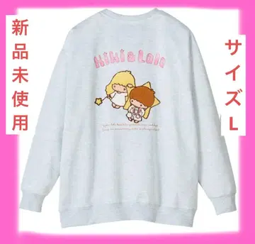 산리오 키키라라 풀오버 리틀트윈스타 사가 자수 트레이닝복