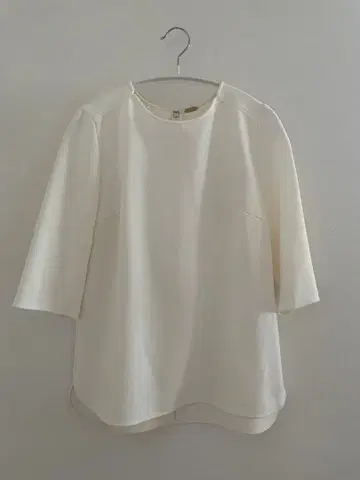 트리아세 조젯 7부 소매 블라우스