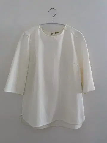 Deuxieme Classe 트리아세 조젯 7부 소매 블라우스