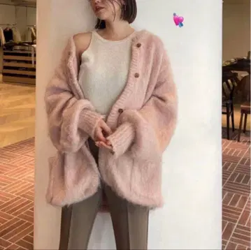 인기 완판템 searoomlynn 모헤어 니트 가디건
