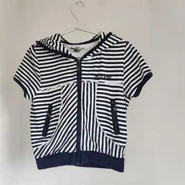 Volcom 스트라이프 후드 부착 후드티