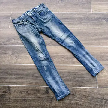 BUFFALOBORO 데미지 가공 데님 팬츠