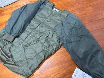 야마다야 튤 다운 자켓 카키