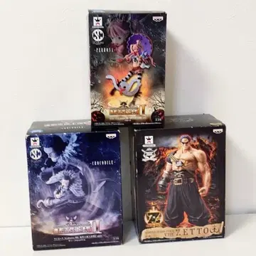 [원피스 3체] 크로커다일, 페로나, 제트 피규어 묶음 판매