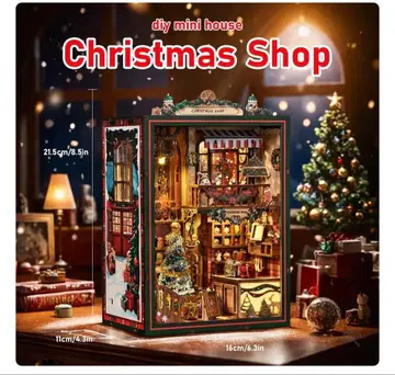 북 너크 북 너크 DIY 크리스마스 오르골 미니어처