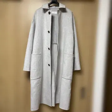 GALERIE VIE 그레이 롱 코트